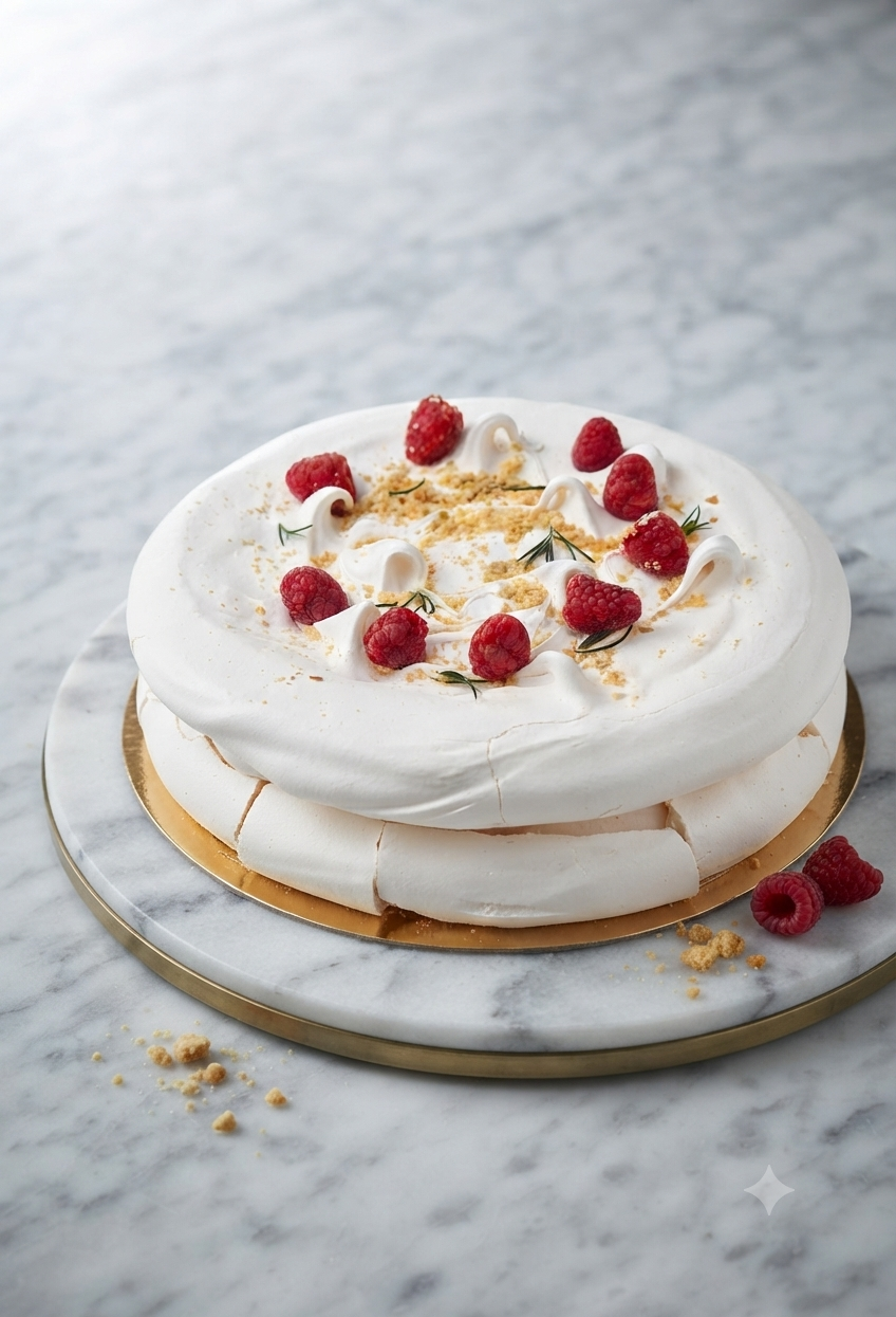 Pavlova malinowa — kawiarnia Białołęka